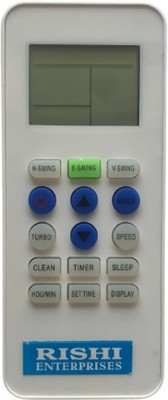 RISHI ENTERPRISES THIS REMOTE IS COMPATIBLE FOR AC REMOTE (223-ASW) LLOYD, GODREJ Remote Controller(White)
