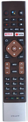 RESORB LED 413 Non Voice Haier TV Remote Original Compatible with Android LED Smart TV Compatible Device: HTR-U27E Haier LCD LED TV. Remote Controller(Black)