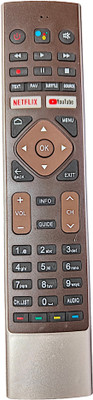Ehop HTR-U27 HTR-U27E Compatible Remote for Smart Tv HTR-U27E for Smart Android 4K LED Haier Smart TV, without voice Function Remote Controller(Black)