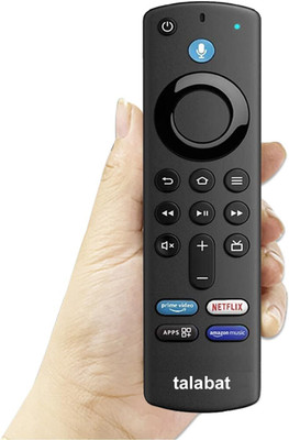 Muvit Amazon Fire stick Remote 3rd Gen. Fire TV: Stream Your Favorite Shows with Fast, Easy, and Seamless Control Fire Tv Remote Controller(Black)