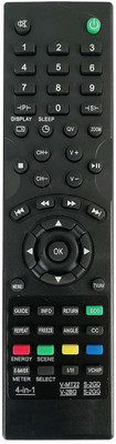 OG Remote RC-13 4 in 1 VMT22 S2GD V28G S2GG Compatible with VIDEOCON / SANSUI LED LCD TV Remote Controller(Black)