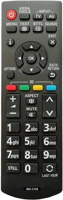 Akshita RM-1728 TV Compatible For LED TV Universal Remote Control PANASONIC Remote Controller(Black)