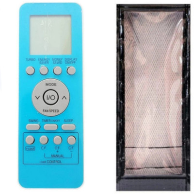 Ethex C-12 Re-111 Remote With cover (Remote+Cover) Ac Remote compatible for Onida Ac Remote Controller(White)