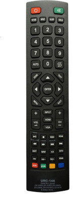 LipiWorld EN-31603L ER-31607L ER-22645L ER-22654L EN 21610VU Led Smart TV Universal Remote Compatible For VU Tv Remote Controller(Black)