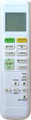 LipiWorld 214A AC Remote Control Compatible For  DAIKIN AC Remote Controller(Grey)