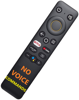 MIFKRT Remote Compatible for Realme Smart LED TV Remote Control with YouTube & Netflix Realme ( WITHOUT VOICE COMMANDS ) Remote Controller(Black)