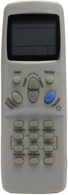 Ehop Compatible for  AC Remote Control Carrier Remote Controller(White)