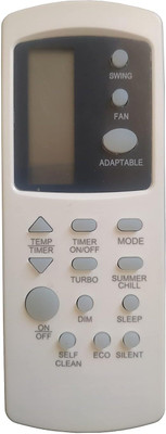 BhalTech 31E AC Remote Control (Old Remote Exactly Same Remote Will Only Work) Compatible for Bluestar AC Remote Controller(White)