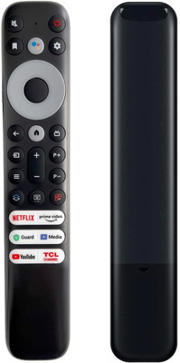 ANM Tv Remote RC902V Fmr1 Fmr4 Fmr5 Fmr6 Fmr7 Fmr9 Suitable for QLED FHD OLED 4K Tcl smart tv - exact same model Remote Controller(Black)