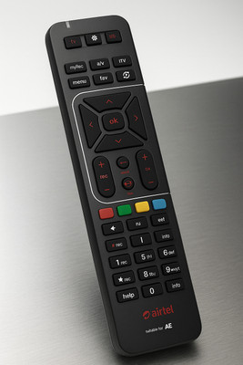 AE AE01AT02 Airtel Box Remote Controller(Shadow Black)