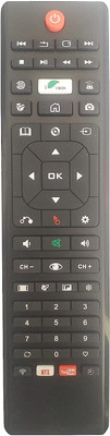 BhalTech LED LCD Smart TV Remote Control Compatible for Kevin Tv Remote Controller(Black)