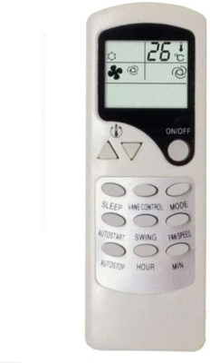 Ethex carrier Re-7A compatible for Carrier Ac , Vudeocon Ac remote control ( EXACTLY SAME REMOTE WILL ONLY WORK) Remote Controller(White, Black)