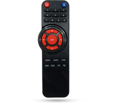 Eboxi Remote compatible with Free Dish TV Set-Top Box Universal Free Dish TV Set-top Box Remote Controller(Black)