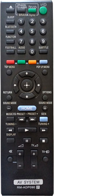 ERNIL Compatible Home Theater Remote for Sony AV System Remote Control Model No :- RM-ADP090 with Bravia Sync Function Remote Controller(Black)
