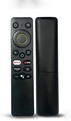 Voltonix Infrared Non Voice TV Remote Compatible for  Smart Android LED TV Realme Remote Controller(Black)