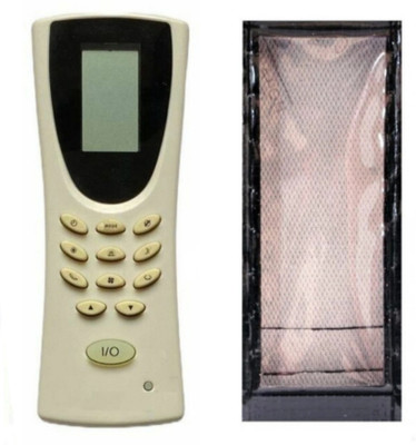 Ethex Remote+Cover) Compatible for Videocon,Electrolux,Kelvinator split Ac remote C-26 Re-50 Remote With cover Compatible with Videocon , Electrolux ac remote (Same remote Only will work) Remote Controller(White)