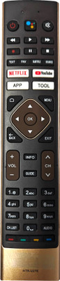 Ehop HTR-U27E compatible Remote for  Smart TV 4K Android LED Television Haier Remote Controller(Black)