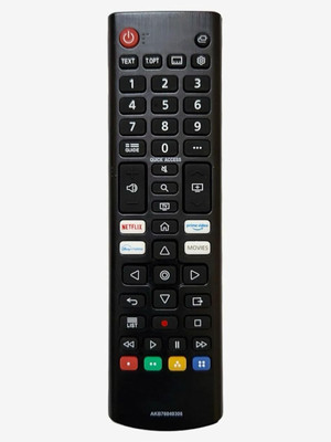 Kpdp LG Smart LED TV AKB76040308 Remote Smart Tv Remote Compatible for LG Smart LED TV AKB76040308 Remote Remote Controller(Black)