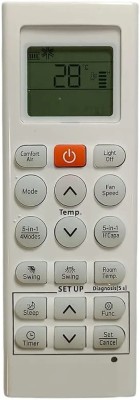 NixGlobal 36J L-G AC Remote Compatible with LG 1 / 1.5 / 2 TON AC Remote Controller(White)