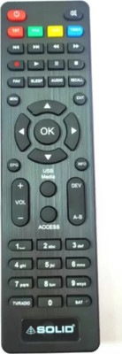 Solid New Original Remote All Set Top Box Solid Remote Controller(Black, White)