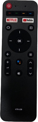 SHIELDGUARD Voice Remote Control HTR-U28 Compatible for Haier LED TV (With Voice function) Remote Controller(Black)