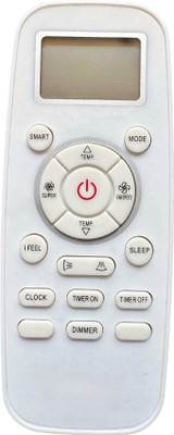 MechFox AC Remote Control Compatible Split/Window Air Conditioner | Model No. AC-197 | York/Bluestar Remote Controller(White)
