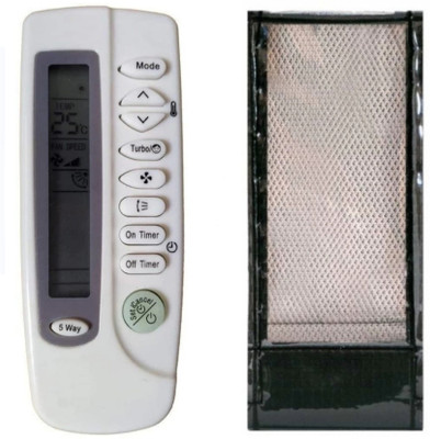Ethex C-26 Re-11 Remote With cover (Remote+Cover) Ac Remote compatible for Ac Remote Controller(White)