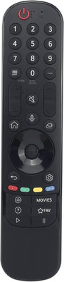 Xpecial AN-MR21GA AN-MR21GC (Movies Fav Function) Magic Remote without Voice Control LG 4K ULTRA HD OLED SMART LED LCD TV Remote Controller(Black)