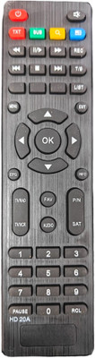 Ehop Compatible remote control for Free  HD Boxes, remote for MPEG boxes DTH Remote Controller(Black)