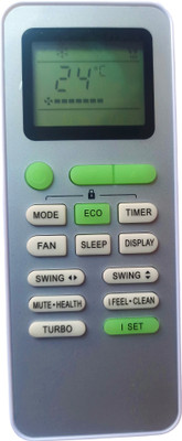 Ehop AC-237 Compatible remote control for AC TCL Remote Controller(White)