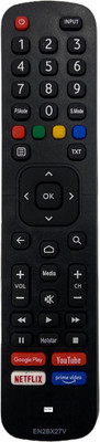 SHIELDGUARD Remote Control 708 Compatible for VU Smart LED TV (Without Voice function) Remote Controller(Black)