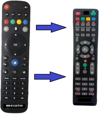 Akshita MM-126789 TV Compatible For Canvas 3 PRO Smart LED LCD TV Remote Control MICROMAX Remote Controller(Black)