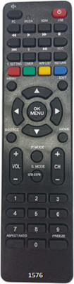 Akshita LED-1576 TV Compatible For New LED LCD TV Remote Control KHAITAN TV Remote Controller(Black)
