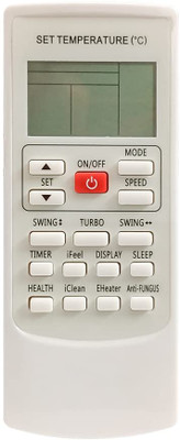 V4 Gadgets Compatible Replacement Remote Control for Air Conditioner, (Model No-218 YY) BlueStar Remote Controller(White)