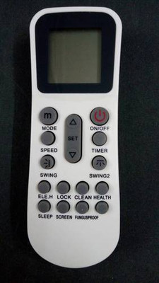 DVB Compatible for  AC Remote (Match Your OLD Remote,Before Placing Your Order) Lloyd Remote Controller(White)
