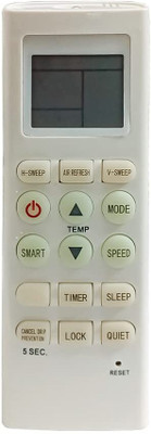 TVE Suitable for 1 1.5 2 ton Split or Window ac - Match Exactly with Old Model 36E VOLTAS, 36E Remote Controller(White)