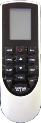 LipiWorld 182 AC Remote Compatible for  Lloyd AC Remote Controller(Black)