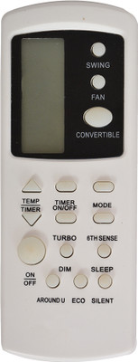 RESORB RE 210B WHIRLPOOL Compatible for Midea, Voltas and Lloyd Air conditioner Remote Controller(White)