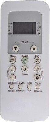 RESORB RE 148 CARRIER Compatible for Midea, Voltas and Lloyd Air conditioner Remote Controller(White)