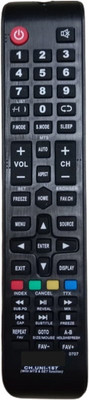 Akshita CH-UNI-187 TV Compatible For LED/LCD TV Remote Control Universal All Non Branded/Local/Chinese Remote Controller(Black)