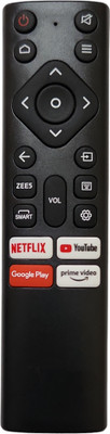 ERNIL Led Smart Tv Remote Compatible for (NonVoice) Nokia FHD UHD OLED 4K Smart Android TV (Your Old Remote Must be Exactly Same) Remote Controller(Black)