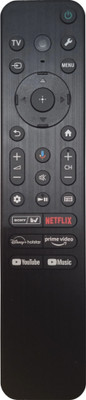 SHYAM BABA ENTERPRISES RMF-TX811D Led Smart TV Remote (With Voice) Compatible For Bravia Tv Sony Bravia Tv Remote Controller(Black)