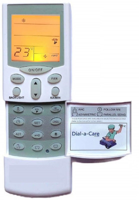 vmps AC Remote  AC Remote with BACKLIGHT Compatible for Hitachi Remote Controller(White)