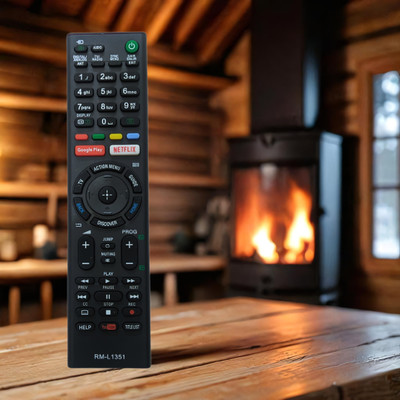 Narayan enterprises Remote Compatible with LED Tv Sony Remote Controller(Black)