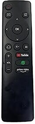 Electvision Remote Control for smart led tv without voice compatible with thomson tv remote, llyod tv remote, infinix tv remote, coocaa tv remote, metz tv remote Remote Controller(Black)