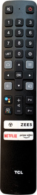 MechFox Television Remote Compatible for LED/LCD | RM-M7 | TCL Smart TV Voice Remote Controller(Black)