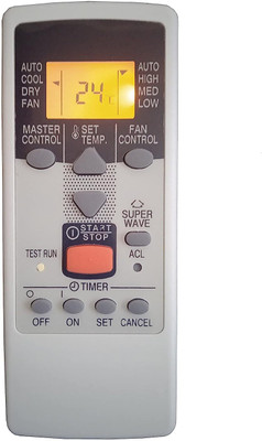 BhalTech 23W AR-JE11 AC Remote Control with Display Light Compatible For  O General AC Remote Controller(Gray)