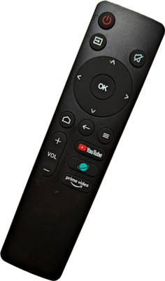 Ehop Compatible remote Control for Smart Linux TV (without voice function) Sansui Remote Controller(Black)