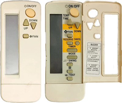 RESORB Compatible for Daikin BRC4C151 Air conditioner RE 92B DAIKIN DOOR (match buttons with old remote before placing order) Remote Controller(White)