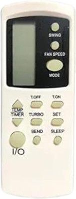 V4 Gadgets Compatible Replacement Remote Control for Turbo Air Conditioner (Model No-31), VOLTAS Remote Controller(White)